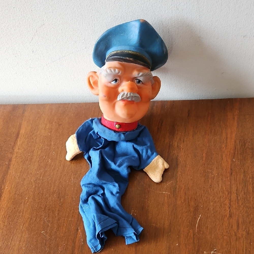 Vintage Police Officer Hand Puppet